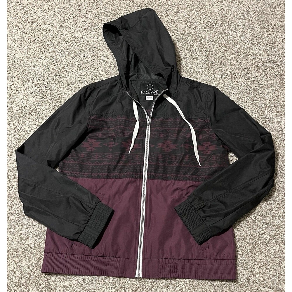 Empyre Southwest Native Hoodie Windbreaker Womens Lrg Aztec Street Skater Jacket